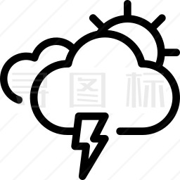 打雷图标