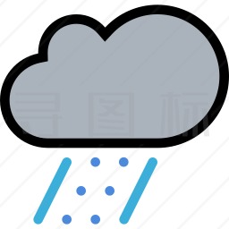 雨夹雪图标