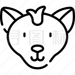 墨西哥无毛犬图标