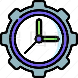 自动化时钟图标