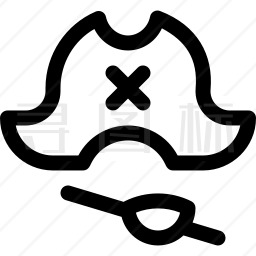海盗帽图标