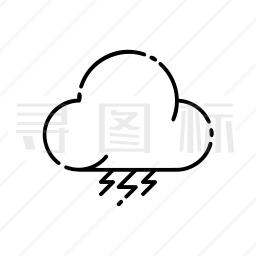 打雷图标