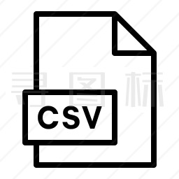 CSV文件图标