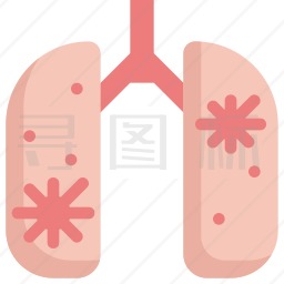 肺病毒图标