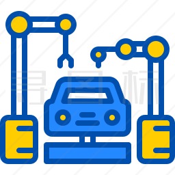 汽车制造业图标