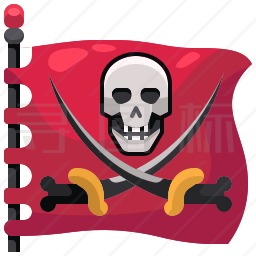海盗旗帜图标