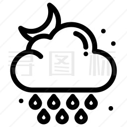 雨图标