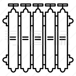 暖气片图标