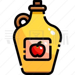 苹果酒饮料图标