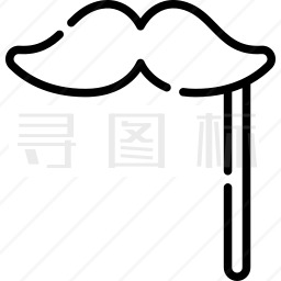 小胡子图标