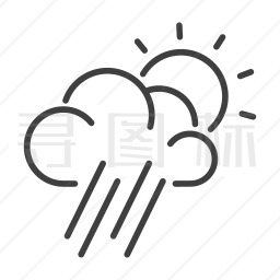 下雨图标