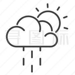 下雨图标