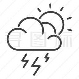 打雷图标