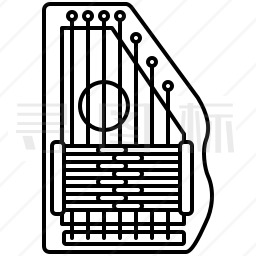 自动竖琴图标
