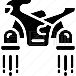 悬停自行车图标