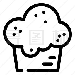 纸杯蛋糕图标