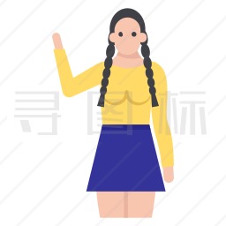 女孩图标