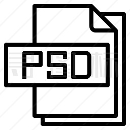 PSD图标