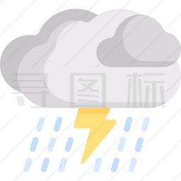 雷雨图标