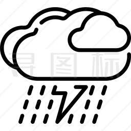 雷雨图标