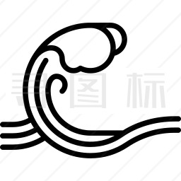 波浪图标