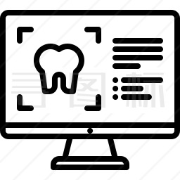 牙齿信息图标