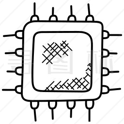 微处理器图标