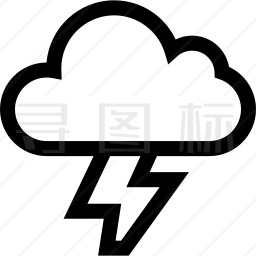 雷雨图标