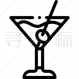 鸡尾酒杯图标