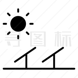 太阳能板图标