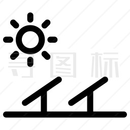 太阳能板图标