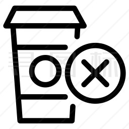禁止咖啡图标