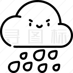 大雨图标