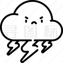 打雷图标