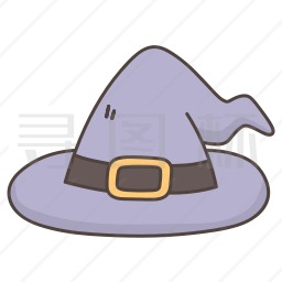 巫师帽子图标