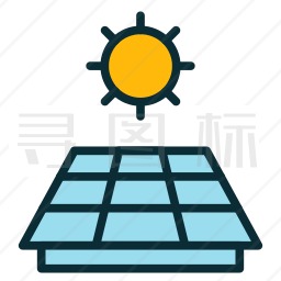 太阳能板图标