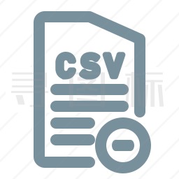 CSV图标