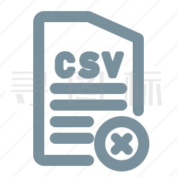 CSV图标