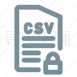 CSV图标