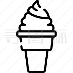 巧克力冰淇淋图标