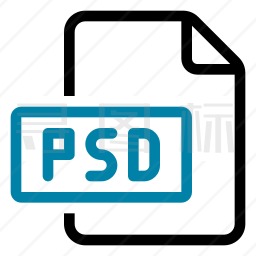 PSD图标