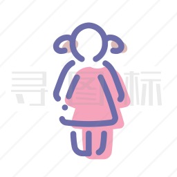 女孩图标