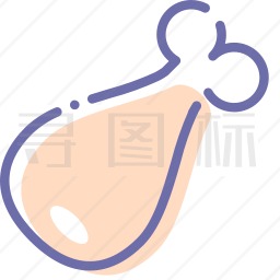 鸡腿图标