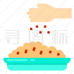 撒调味料图标