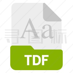 TDF文件图标
