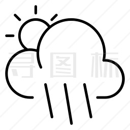 下雨图标