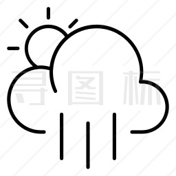 下雨图标