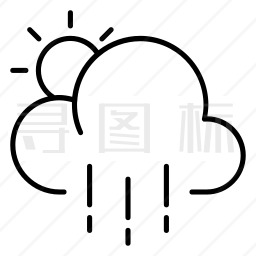 下雨图标