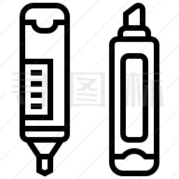 记号笔图标