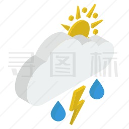 雷雨图标